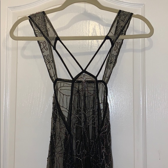 Free People Beaded Maxi Slip Dress - Picture 6 of 6